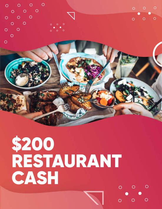 $200 Restaurant Cash poster