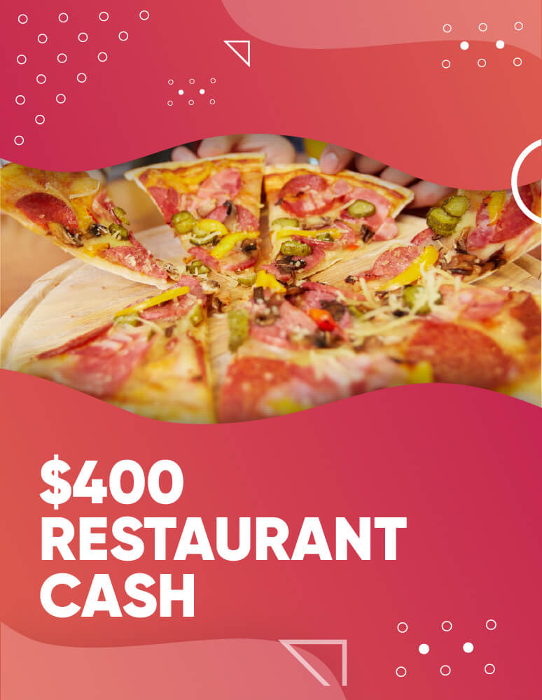 $400 Restaurant Cash poster